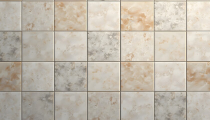 Textured tile background with beige and gray tones