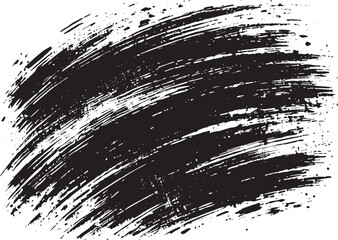 Grunge shape effect black vector illustration isolated on a white background