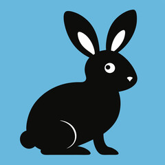 Obraz premium easter bunny and easter eggs