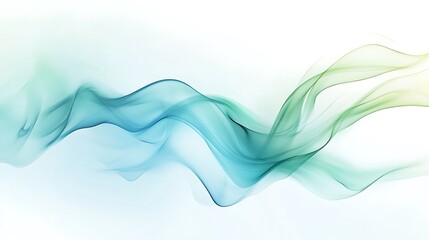 Fototapeta premium Soft and dreamy abstract watercolor design in shades of blue and green with fluid motion