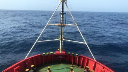 Foremast of a merchant Ship - Powered by Adobe