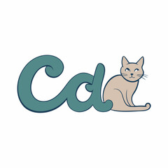 illustration of a cat