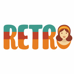 t shirt design of Retro