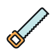 hand saw icon design