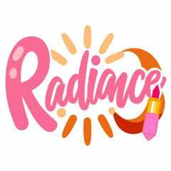 t shirt design of Radiance
