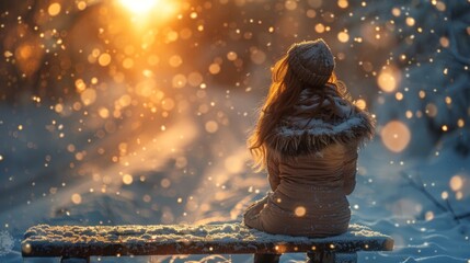Winter season. She weaves tales of winter's magic and the beauty of the frozen world, her words painting vivid pictures in the minds of those who hear them.