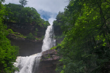 Fototapeta premium Kaaterskill falls in Haines Falls New York