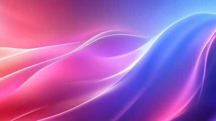 Naklejka premium Abstract Pink and Blue Wave Background Design