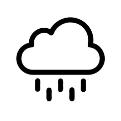 rainy cloud icon design