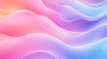 Obraz premium Abstract Pastel Wave Background Design