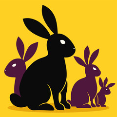 easter bunny in grass