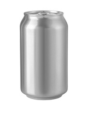 Aluminum can isolated