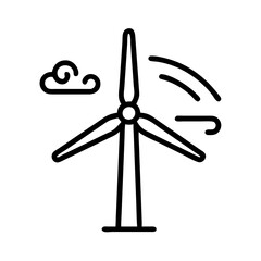 wind turbine icon design