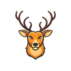 Fototapeta premium reindeer with red nose