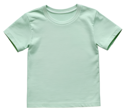 A green shirt with a white collar and a white stripe