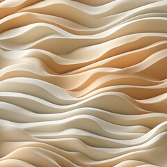 Smooth wavy texture in neutral tones, creating calming effect