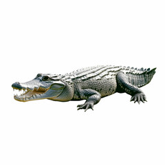 Naklejka premium 3D Alligator Illustration