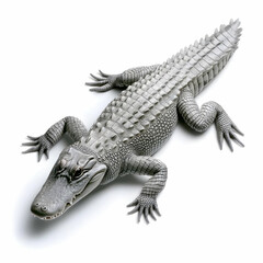 Naklejka premium 3D Alligator Illustration