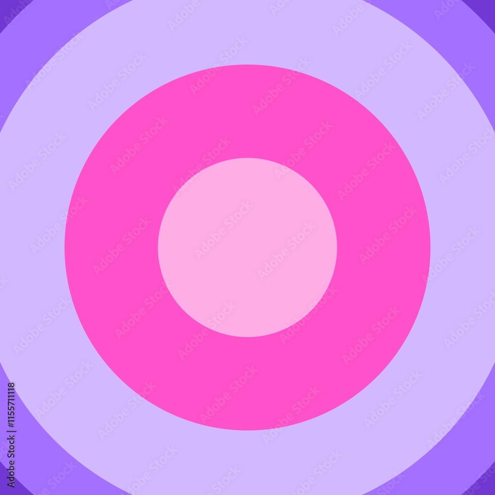 Wall mural Bright pink and purple colorful circle background