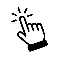 Obraz premium Click hand cursor icon