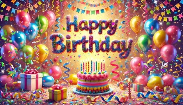 happy birthday party effect effect 