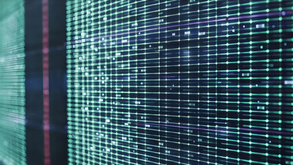 Fototapeta premium A digital grid background