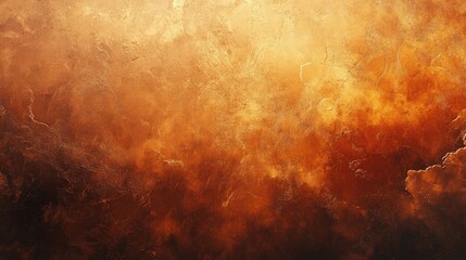 Obraz premium Abstract warm textured wall background with rich orange and brown hues creating a dramatic and atmospheric design element.