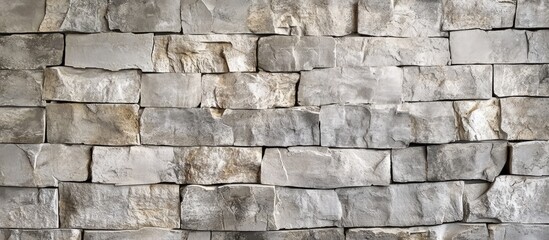 Obraz premium Textured stone wall background ideal for cover page design combining rustic charm with contemporary elegance for various creative projects