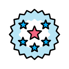 starburst seals icon design