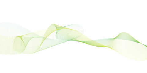 Abstract colorful wave element for design. digital Stylized line art background. Vector