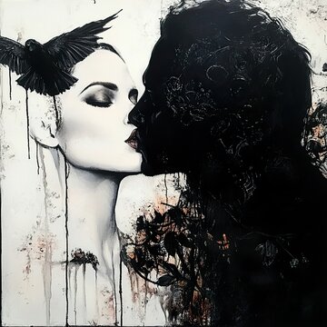 Dark Light Kiss: A Monochromatic Romance