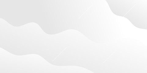 bstract minimalistic white paper wave curve lines banner background design.
