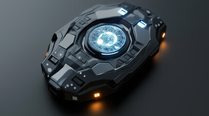 car on black background