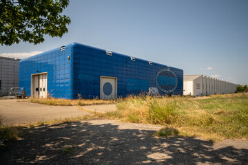 Fototapeta premium Abandoned Racing and Sports Car Factory in Northern Italy