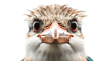 Close Up Portrait Of A Kookaburra Bird