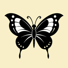 set of butterflies