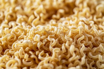  Yellow chinese instant noodles for ramen. Image illustrated food for advertisement