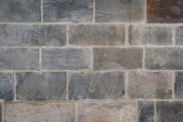 Prague, Prague, Czech Republic, Dec 03, 2024 - Ancient stone wall texture detail of historic building in Old Town