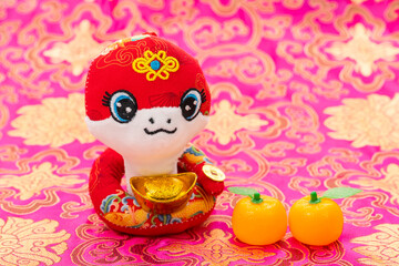 chinese traditional snake ornaments for chinese new year decoration,2025 is year of the snake