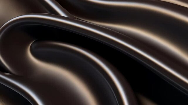 Abstract light background with a flowing, smooth, and shiny metallic wave design in shades of blue and purple, creating a luxurious and dynamic backdrop