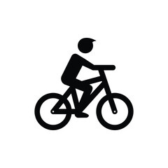 Cycling Icon Logo Symbol Vector Design