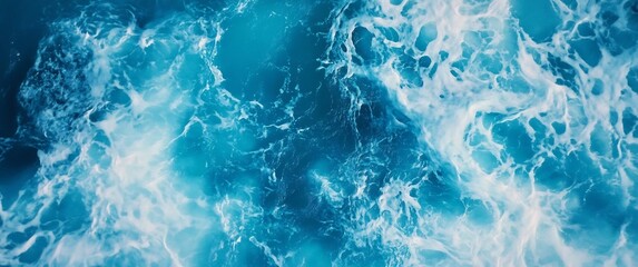 Obraz premium Captivating Blue Swimming Pool with Rippled Water Detail