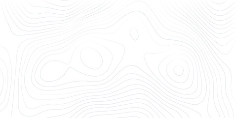 Abstract black and white topographic contours lines of mountains. Topography map art curve drawing. vector illustration.