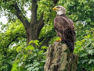 Birds of prey (eagles, hawks, owls)