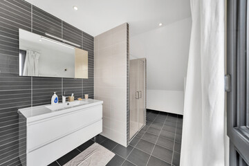 modern bathroom interior