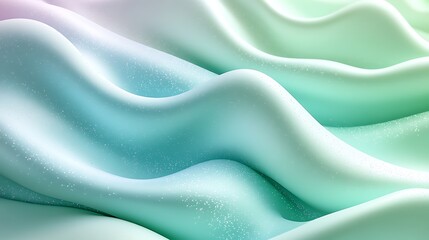 Obraz premium Ethereal grainy gradient flowing from periwinkle to light mint green with speckles adding softness.
