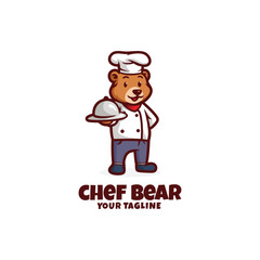 Bear Chef Mascot Logo