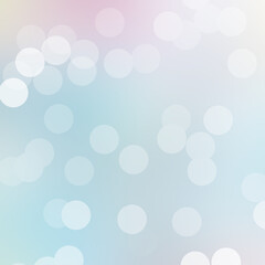 Soft pastel bokeh background with glowing circles