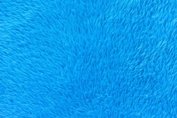 Light blue faux fur background © rosinka79
