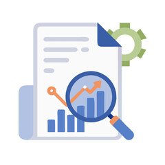 business analysis icon design